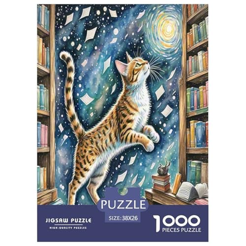 Abyssinischen 1000-teiliges Tier Puzzles Premium Quality Pädagogisch - Home Room Decoration Für Erwachsene Und Kinder Ab 12 Jahren Buntes Spielzeug 38x26cm/1000pcs Abyssinischen 1000-teiliges Tier Puzzles Premium Quality Pädagogisch - Home Room Decoration Für Erwachsene Und Kinder Ab 12 Jahren Buntes Spielzeug 38x26cm/1000pcs von MMDASBVPE