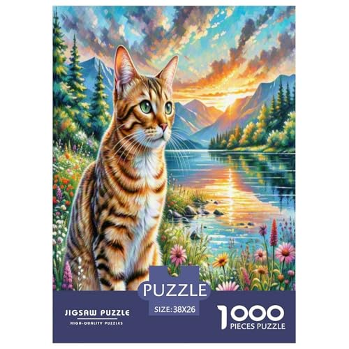 Abyssinischen 1000-teiliges Tier Puzzles Premium Quality Pädagogisch - Home Room Decoration Für Erwachsene Und Kinder Ab 12 Jahren Buntes Spielzeug 38x26cm/1000pcs Abyssinischen 1000-teiliges Tier Puzzles Premium Quality Pädagogisch - Home Room Decoration Für Erwachsene Und Kinder Ab 12 Jahren Buntes Spielzeug 38x26cm/1000pcs von MMDASBVPE