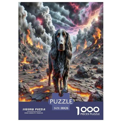Afghanischer Hund 1000 Teile Tierhund Puzzles Premium Quality Familienspiel - Home Room Decoration Für Erwachsene Und Kinder Ab 12 Jahren Wertvoll Geschenk Für 38x26cm/1000pcs von MMDASBVPE