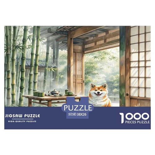 Akita 1000 Teile Tierhund Puzzles Premium Quality Familienspiel - Home Room Decoration Für Erwachsene Und Kinder Ab 12 Jahren Wertvoll Geschenk Für 38x26cm/1000pcs von MMDASBVPE