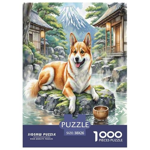 Akita 1000 Teile Tierhund Puzzles Premium Quality Pädagogisch - Home Room Decoration Für Erwachsene Und Kinder Ab 12 Jahren Geschenk Für Von 12 Jahren 38x26cm/1000pcs Akita 1000 Teile Tierhund Puzzles Premium Quality Pädagogisch - Home Room Decoration Für Erwachsene Und Kinder Ab 12 Jahren Geschenk Für Von 12 Jahren 38x26cm/1000pcs von MMDASBVPE