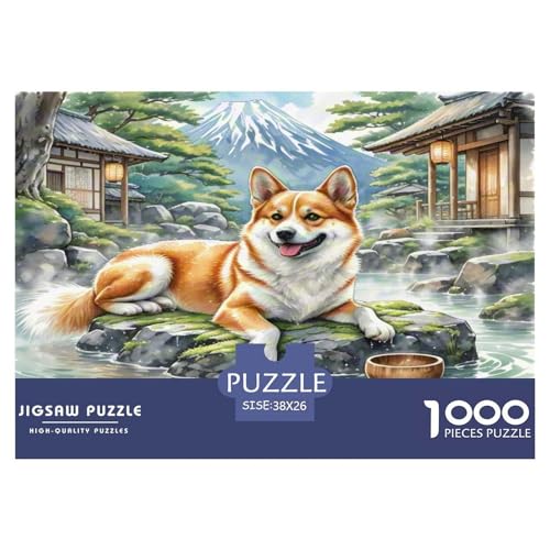 Akita 1000-teiliges Tierhund Puzzles Premium Quality Familienspiel - Home Room Decoration Für Erwachsene Und Kinder Ab 12 Jahren Wertvoll Geschenk Für 38x26cm/1000pcs Akita 1000-teiliges Tierhund Puzzles Premium Quality Familienspiel - Home Room Decoration Für Erwachsene Und Kinder Ab 12 Jahren Wertvoll Geschenk Für 38x26cm/1000pcs von MMDASBVPE