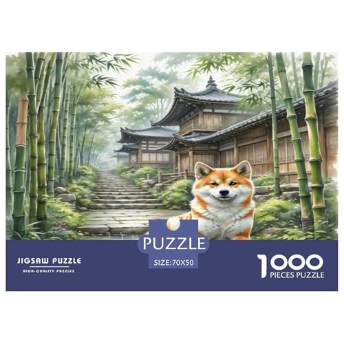 Akita 1000-teiliges Tierhund Puzzles Premium Quality Pädagogisch - Home Room Decoration Für Erwachsene Und Kinder Ab 12 Jahren Wertvoll Geschenk Für 70x50cm/1000pcs Akita 1000-teiliges Tierhund Puzzles Premium Quality Pädagogisch - Home Room Decoration Für Erwachsene Und Kinder Ab 12 Jahren Wertvoll Geschenk Für 70x50cm/1000pcs von MMDASBVPE