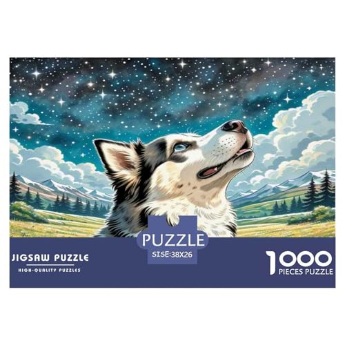 Alaska 1000-teiliges Tierhund Puzzles Premium Quality Pädagogisch - Home Room Decoration Für Erwachsene Und Kinder Ab 12 Jahren Buntes Spielzeug 38x26cm/1000pcs Alaska 1000-teiliges Tierhund Puzzles Premium Quality Pädagogisch - Home Room Decoration Für Erwachsene Und Kinder Ab 12 Jahren Buntes Spielzeug 38x26cm/1000pcs von MMDASBVPE