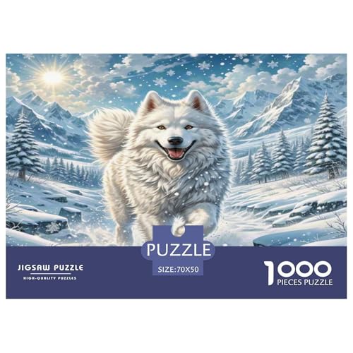 Alaska 1000-teiliges Tierhund Puzzles Premium Quality Pädagogisch - Home Room Decoration Für Erwachsene Und Kinder Ab 12 Jahren Wertvoll Geschenk Für 70x50cm/1000pcs Alaska 1000-teiliges Tierhund Puzzles Premium Quality Pädagogisch - Home Room Decoration Für Erwachsene Und Kinder Ab 12 Jahren Wertvoll Geschenk Für 70x50cm/1000pcs von MMDASBVPE