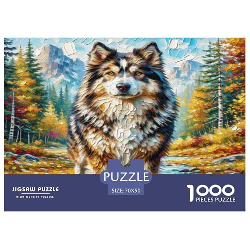 Amerikanischer Eskimo Hund 1000-teiliges Tierhund Puzzles Premium Quality Familienspiel - Home Room Decoration Erwachsene Und Kinder Buntes Spielzeug 70x50cm/1000pcs Amerikanischer Eskimo Hund 1000-teiliges Tierhund Puzzles Premium Quality Familienspiel - Home Room Decoration Erwachsene Und Kinder Buntes Spielzeug 70x50cm/1000pcs von MMDASBVPE