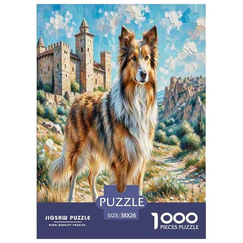 Anatolischer Hirte 1000 Teile Tierhund Puzzles Premium Quality Familienspiel - Home Room Decoration Erwachsene Und Kinder Buntes Spielzeug 38x26cm/1000pcs von MMDASBVPE
