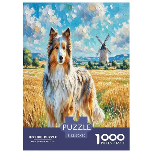 Anatolischer Hirte 1000 Teile Tierhund Puzzles Premium Quality Familienspiel - Home Room Decoration Erwachsene Und Kinder Wertvoll Geschenk Für 70x50cm/1000pcs von MMDASBVPE