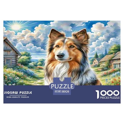 Anatolischer Hirte 1000 Teile Tierhund Puzzles Premium Quality Familienspiel - Home Room Decoration Für Erwachsene, Familien Passen Geschenk Für Kinder Von 12 Jahren 38x26cm/1000pcs von MMDASBVPE