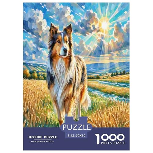 Anatolischer Hirte 1000 Teile Tierhund Puzzles Premium Quality Familienspiel - Home Room Decoration Unterhaltung Für Erwachsene Und Kinder Buntes Spielzeug 70x50cm/1000pcs von MMDASBVPE