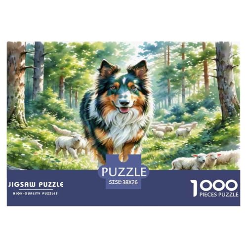 Anatolischer Hirte 1000 Teile Tierhund Puzzles Premium Quality Familienspiel - Home Room Decoration Unterhaltung Für Erwachsene Und Kinder Geschenk Für Von 12 Jahren 38x26cm/1000pcs von MMDASBVPE