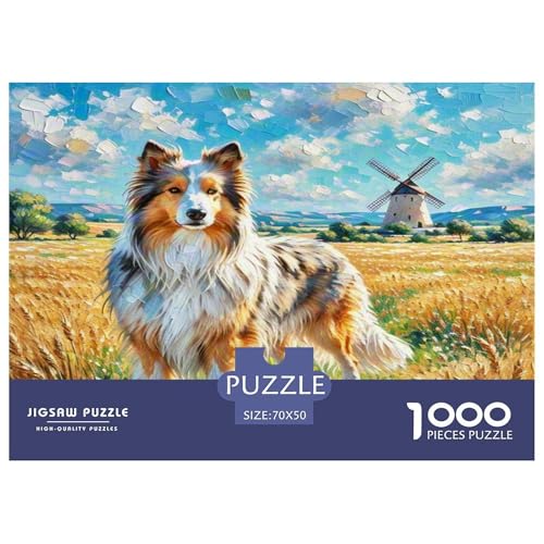 Anatolischer Hirte 1000 Teile Tierhund Puzzles Premium Quality Familienspiel - Home Room Decoration Unterhaltung Für Erwachsene Und Kinder Wertvoll Geschenk Für 70x50cm/1000pcs von MMDASBVPE