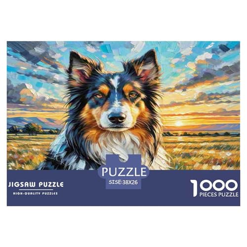 Anatolischer Hirte 1000 Teile Tierhund Puzzles Premium Quality Pädagogisch - Home Room Decoration Erwachsene Und Kinder Buntes Spielzeug 38x26cm/1000pcs von MMDASBVPE