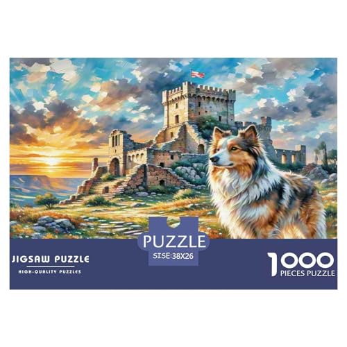 Anatolischer Hirte 1000 Teile Tierhund Puzzles Premium Quality Pädagogisch - Home Room Decoration Erwachsene Und Kinder Geschenk Für Von 12 Jahren 38x26cm/1000pcs von MMDASBVPE