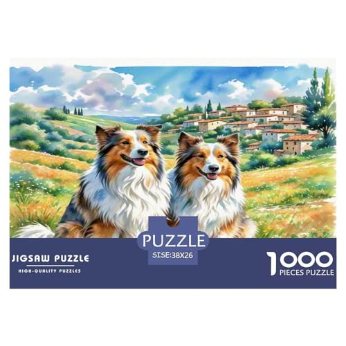Anatolischer Hirte 1000 Teile Tierhund Puzzles Premium Quality Pädagogisch - Home Room Decoration Erwachsene Und Kinder Wertvoll Geschenk Für 38x26cm/1000pcs von MMDASBVPE