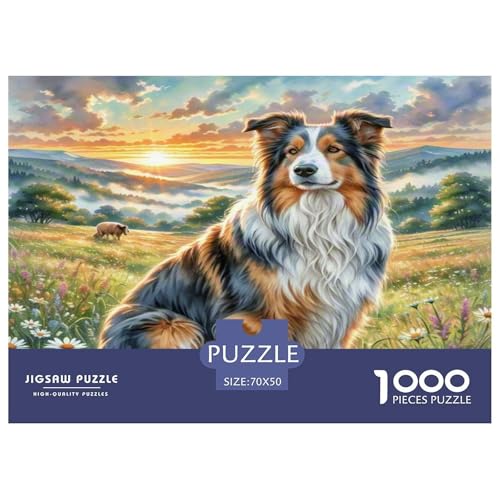 Anatolischer Hirte 1000 Teile Tierhund Puzzles Premium Quality Pädagogisch - Home Room Decoration Für Erwachsene, Familien Passen Wertvoll Geschenk Für Kinder 70x50cm/1000pcs von MMDASBVPE