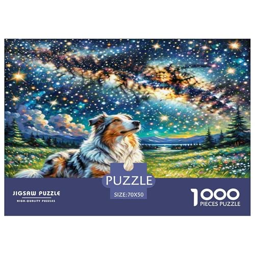 Anatolischer Hirte 1000 Teile Tierhund Puzzles Premium Quality Pädagogisch - Home Room Decoration Für Erwachsene Und Kinder Ab 12 Jahren Buntes Spielzeug 70x50cm/1000pcs von MMDASBVPE
