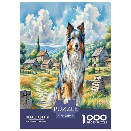 Anatolischer Hirte 1000 Teile Tierhund Puzzles Premium Quality Pädagogisch - Home Room Decoration Für Erwachsene Und Kinder Ab 12 Jahren Geschenk Für Von 12 Jahren 70x50cm/1000pcs von MMDASBVPE