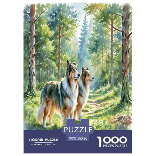 Anatolischer Hirte 1000 Teile Tierhund Puzzles Premium Quality Pädagogisch - Home Room Decoration Für Erwachsene Und Kinder Ab 12 Jahren Wertvoll Geschenk Für 38x26cm/1000pcs von MMDASBVPE