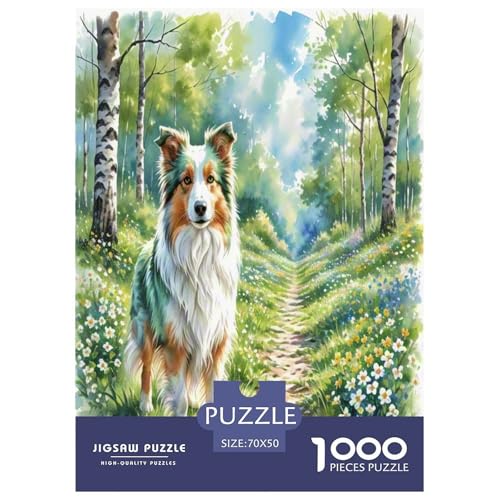 Anatolischer Hirte 1000 Teile Tierhund Puzzles Premium Quality Pädagogisch - Home Room Decoration Für Erwachsene Und Kinder Ab 12 Jahren Wertvoll Geschenk Für 70x50cm/1000pcs von MMDASBVPE