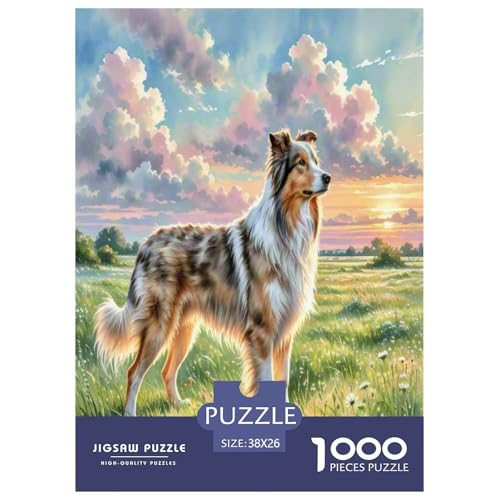 Anatolischer Hirte 1000 Teile Tierhund Puzzles Premium Quality Pädagogisch - Home Room Decoration Unterhaltung Für Erwachsene Und Kinder Buntes Spielzeug 38x26cm/1000pcs von MMDASBVPE