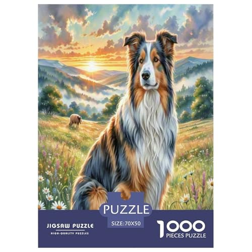 Anatolischer Hirte 1000 Teile Tierhund Puzzles Premium Quality Pädagogisch - Home Room Decoration Unterhaltung Für Erwachsene Und Kinder Buntes Spielzeug 70x50cm/1000pcs von MMDASBVPE