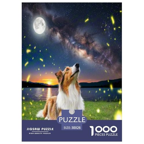 Anatolischer Hirte 1000-teiliges Tierhund Puzzles Premium Quality Familienspiel - Home Room Decoration Für Erwachsene, Familien Passen Buntes Spielzeug 38x26cm/1000pcs von MMDASBVPE