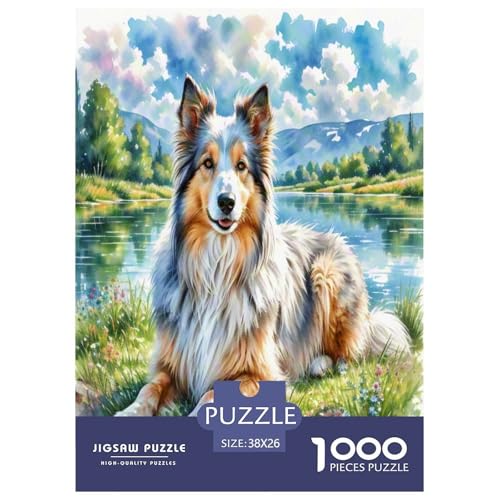 Anatolischer Hirte 1000-teiliges Tierhund Puzzles Premium Quality Familienspiel - Home Room Decoration Unterhaltung Für Erwachsene Und Kinder Wertvoll Geschenk Für 38x26cm/1000pcs von MMDASBVPE