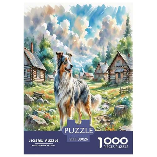 Anatolischer Hirte 1000-teiliges Tierhund Puzzles Premium Quality Pädagogisch - Home Room Decoration Unterhaltung Für Erwachsene Und Kinder Wertvoll Geschenk Für 38x26cm/1000pcs von MMDASBVPE