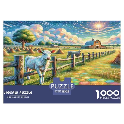 Australischer Rindhund 1000 Teile Tierhund Puzzles Premium Quality Familienspiel - Home Room Decoration Erwachsene Und Kinder Buntes Spielzeug 38x26cm/1000pcs von MMDASBVPE