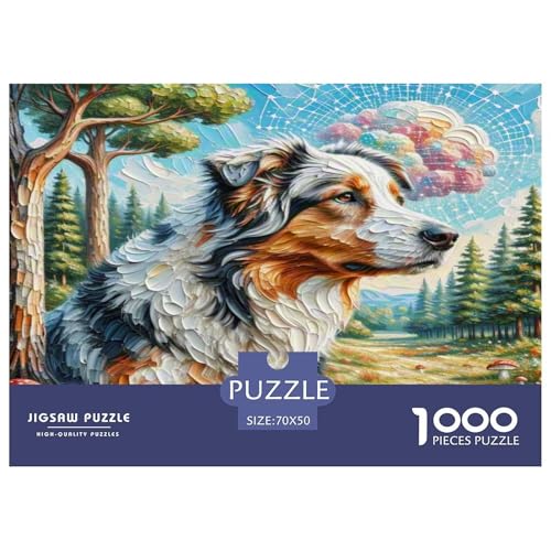 Australischer Rindhund 1000 Teile Tierhund Puzzles Premium Quality Familienspiel - Home Room Decoration Für Erwachsene, Familien Passen Buntes Spielzeug 70x50cm/1000pcs Australischer Rindhund 1000 Teile Tierhund Puzzles Premium Quality Familienspiel - Home Room Decoration Für Erwachsene, Familien Passen Buntes Spielzeug 70x50cm/1000pcs von MMDASBVPE