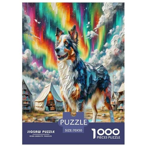 Australischer Rindhund 1000 Teile Tierhund Puzzles Premium Quality Familienspiel - Home Room Decoration Für Erwachsene Und Kinder Ab 12 Jahren Wertvoll Geschenk Für 70x50cm/1000pcs Australischer Rindhund 1000 Teile Tierhund Puzzles Premium Quality Familienspiel - Home Room Decoration Für Erwachsene Und Kinder Ab 12 Jahren Wertvoll Geschenk Für 70x50cm/1000pcs von MMDASBVPE