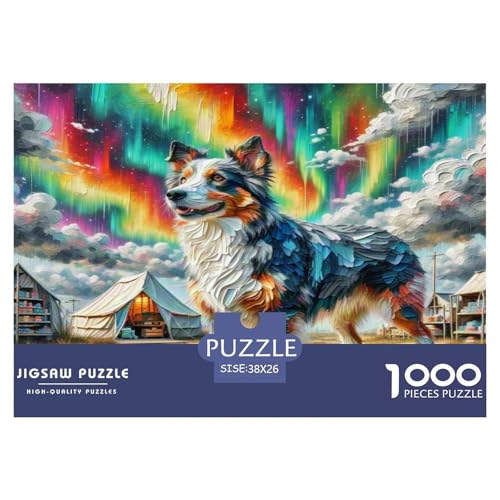 Australischer Rindhund 1000 Teile Tierhund Puzzles Premium Quality Pädagogisch - Home Room Decoration Unterhaltung Für Erwachsene Und Kinder Buntes Spielzeug 38x26cm/1000pcs Australischer Rindhund 1000 Teile Tierhund Puzzles Premium Quality Pädagogisch - Home Room Decoration Unterhaltung Für Erwachsene Und Kinder Buntes Spielzeug 38x26cm/1000pcs von MMDASBVPE