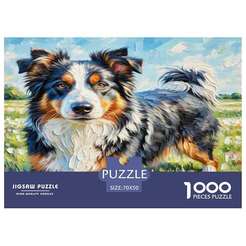Australischer Rindhund 1000-teiliges Tierhund Puzzles Premium Quality Familienspiel - Home Room Decoration Unterhaltung Für Erwachsene Und Kinder Buntes Spielzeug 70x50cm/1000pcs Australischer Rindhund 1000-teiliges Tierhund Puzzles Premium Quality Familienspiel - Home Room Decoration Unterhaltung Für Erwachsene Und Kinder Buntes Spielzeug 70x50cm/1000pcs von MMDASBVPE