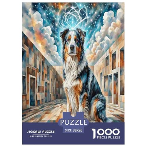Australischer Rindhund 1000-teiliges Tierhund Puzzles Premium Quality Pädagogisch - Home Room Decoration Für Erwachsene Und Kinder Ab 12 Jahren Buntes Spielzeug 38x26cm/1000pcs Australischer Rindhund 1000-teiliges Tierhund Puzzles Premium Quality Pädagogisch - Home Room Decoration Für Erwachsene Und Kinder Ab 12 Jahren Buntes Spielzeug 38x26cm/1000pcs von MMDASBVPE