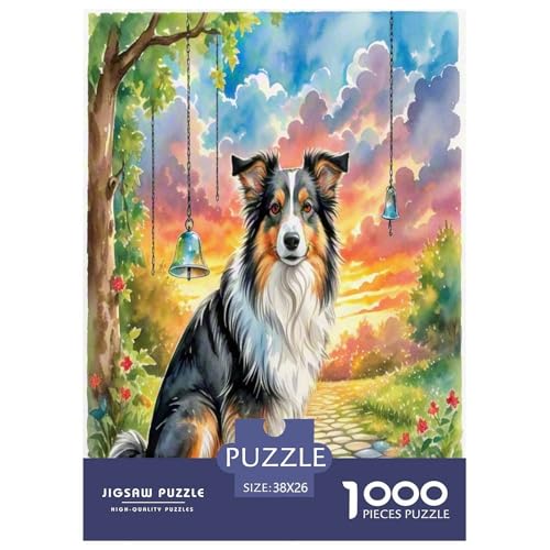 Australischer Schäfer 1000 Teile Tierhund Puzzles Premium Quality Familienspiel - Home Room Decoration Unterhaltung Für Erwachsene Und Kinder Buntes Spielzeug 38x26cm/1000pcs Australischer Schäfer 1000 Teile Tierhund Puzzles Premium Quality Familienspiel - Home Room Decoration Unterhaltung Für Erwachsene Und Kinder Buntes Spielzeug 38x26cm/1000pcs von MMDASBVPE