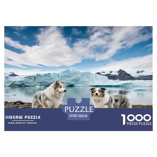 Australischer Schäfer And Icelandic Shepherd 1000 Teile Tierhund Puzzles Premium Quality Pädagogisch - Home Room Decoration Für Erwachsene Und Kinder Ab 12 Jahren Geschenk Für Von 12 Jahren 38x26cm/10 Australischer Schäfer And Icelandic Shepherd 1000 Teile Tierhund Puzzles Premium Quality Pädagogisch - Home Room Decoration Für Erwachsene Und Kinder Ab 12 Jahren Geschenk Für Von 12 Jahren 38x26cm/10 von MMDASBVPE