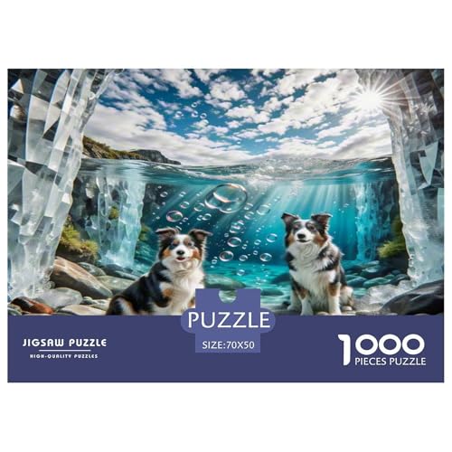 Australischer Schäfer And Icelandic Shepherd 1000-teiliges Tierhund Puzzles Premium Quality Familienspiel - Home Room Decoration Für Erwachsene Und Kinder Ab 12 Jahren Buntes Spielzeug 70x50cm/1000pcs Australischer Schäfer And Icelandic Shepherd 1000-teiliges Tierhund Puzzles Premium Quality Familienspiel - Home Room Decoration Für Erwachsene Und Kinder Ab 12 Jahren Buntes Spielzeug 70x50cm/1000pcs von MMDASBVPE