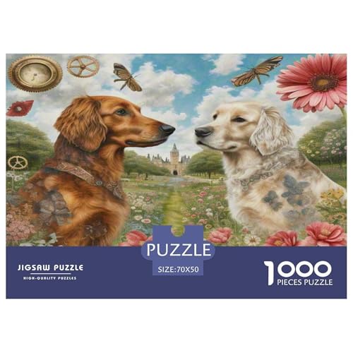 Australischer Schäfer and Icelandic Shepherd 1000 Teile Tierhund Puzzles Herausforderndes Pädagogisch - Home Room Decoration Erwachsene Und Kinder Wertvoll Geschenk Für 70x50cm/1000pcs Australischer Schäfer and Icelandic Shepherd 1000 Teile Tierhund Puzzles Herausforderndes Pädagogisch - Home Room Decoration Erwachsene Und Kinder Wertvoll Geschenk Für 70x50cm/1000pcs von MMDASBVPE