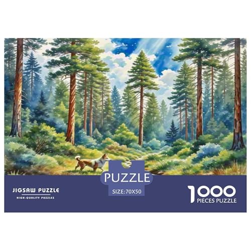 Australischer Terrier 1000 Teile Tierhund Puzzles Herausforderndes Pädagogisch - Home Room Decoration Erwachsene Und Kinder Wertvoll Geschenk Für 70x50cm/1000pcs von MMDASBVPE