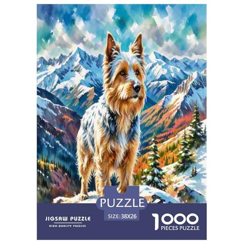 Australischer Terrier 1000 Teile Tierhund Puzzles Premium Quality Familienspiel - Home Room Decoration Für Erwachsene Und Kinder Ab 12 Jahren Buntes Spielzeug 38x26cm/1000pcs Australischer Terrier 1000 Teile Tierhund Puzzles Premium Quality Familienspiel - Home Room Decoration Für Erwachsene Und Kinder Ab 12 Jahren Buntes Spielzeug 38x26cm/1000pcs von MMDASBVPE