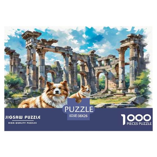 Australischer Terrier 1000 Teile Tierhund Puzzles Premium Quality Familienspiel - Home Room Decoration Für Erwachsene Und Kinder Ab 12 Jahren Wertvoll Geschenk Für 38x26cm/1000pcs von MMDASBVPE