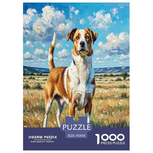 Australischer Terrier 1000 Teile Tierhund Puzzles Premium Quality Familienspiel - Home Room Decoration Für Erwachsene Und Kinder Ab 12 Jahren Wertvoll Geschenk Für 70x50cm/1000pcs Australischer Terrier 1000 Teile Tierhund Puzzles Premium Quality Familienspiel - Home Room Decoration Für Erwachsene Und Kinder Ab 12 Jahren Wertvoll Geschenk Für 70x50cm/1000pcs von MMDASBVPE