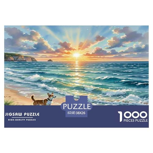 Australischer Terrier 1000 Teile Tierhund Puzzles Premium Quality Pädagogisch - Home Room Decoration Für Erwachsene Und Kinder Ab 12 Jahren Wertvoll Geschenk Für 38x26cm/1000pcs Australischer Terrier 1000 Teile Tierhund Puzzles Premium Quality Pädagogisch - Home Room Decoration Für Erwachsene Und Kinder Ab 12 Jahren Wertvoll Geschenk Für 38x26cm/1000pcs von MMDASBVPE