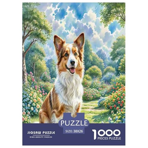 Australischer Terrier 1000-teiliges Tierhund Puzzles Premium Quality Familienspiel - Home Room Decoration Für Erwachsene, Familien Passen Wertvoll Geschenk Für Kinder 38x26cm/1000pcs von MMDASBVPE