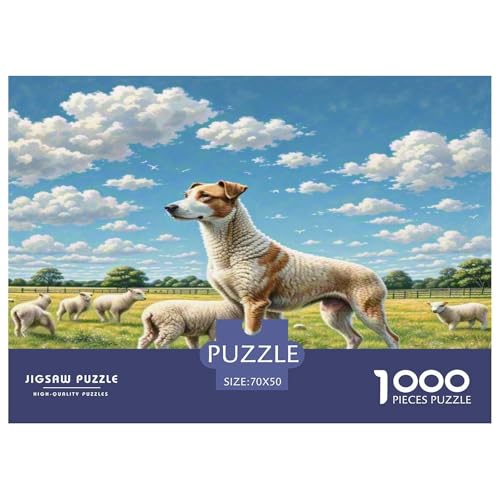 Australischer Terrier 1000-teiliges Tierhund Puzzles Premium Quality Pädagogisch - Home Room Decoration Für Erwachsene, Familien Passen Buntes Spielzeug 70x50cm/1000pcs Australischer Terrier 1000-teiliges Tierhund Puzzles Premium Quality Pädagogisch - Home Room Decoration Für Erwachsene, Familien Passen Buntes Spielzeug 70x50cm/1000pcs von MMDASBVPE