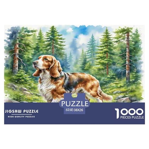 Basset Hund 1000 Teile Tierhund Puzzles Premium Quality Familienspiel - Home Room Decoration Für Erwachsene Und Kinder Ab 12 Jahren Geschenk Für Von 12 Jahren 38x26cm/1000pcs von MMDASBVPE
