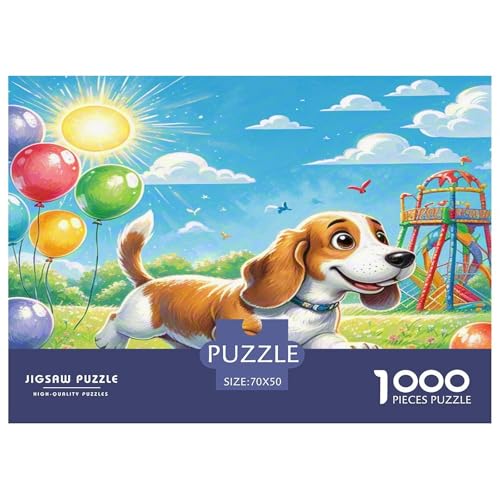 Basset Hund 1000 Teile Tierhund Puzzles Premium Quality Pädagogisch - Home Room Decoration Für Erwachsene Und Kinder Ab 12 Jahren Buntes Spielzeug 70x50cm/1000pcs Basset Hund 1000 Teile Tierhund Puzzles Premium Quality Pädagogisch - Home Room Decoration Für Erwachsene Und Kinder Ab 12 Jahren Buntes Spielzeug 70x50cm/1000pcs von MMDASBVPE