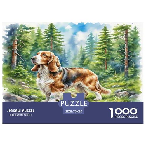 Basset Hund 1000 Teile Tierhund Puzzles Premium Quality Pädagogisch - Home Room Decoration Für Erwachsene Und Kinder Ab 12 Jahren Wertvoll Geschenk Für 70x50cm/1000pcs Basset Hund 1000 Teile Tierhund Puzzles Premium Quality Pädagogisch - Home Room Decoration Für Erwachsene Und Kinder Ab 12 Jahren Wertvoll Geschenk Für 70x50cm/1000pcs von MMDASBVPE