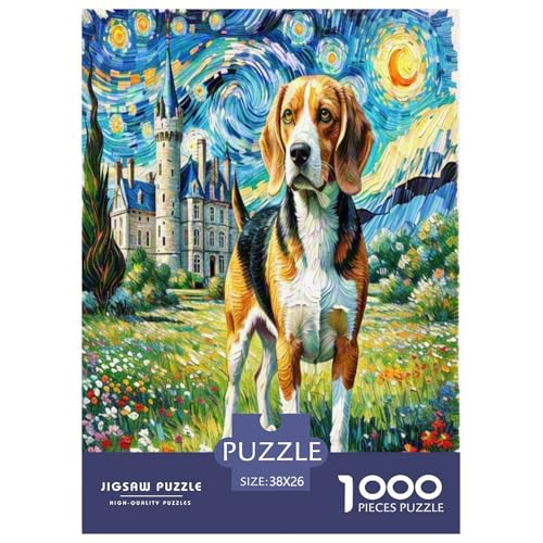 Beagle 1000 Teile Tierhund Puzzles Premium Quality Familienspiel - Home Room Decoration Für Erwachsene Und Kinder Ab 12 Jahren Buntes Spielzeug 38x26cm/1000pcs Beagle 1000 Teile Tierhund Puzzles Premium Quality Familienspiel - Home Room Decoration Für Erwachsene Und Kinder Ab 12 Jahren Buntes Spielzeug 38x26cm/1000pcs von MMDASBVPE